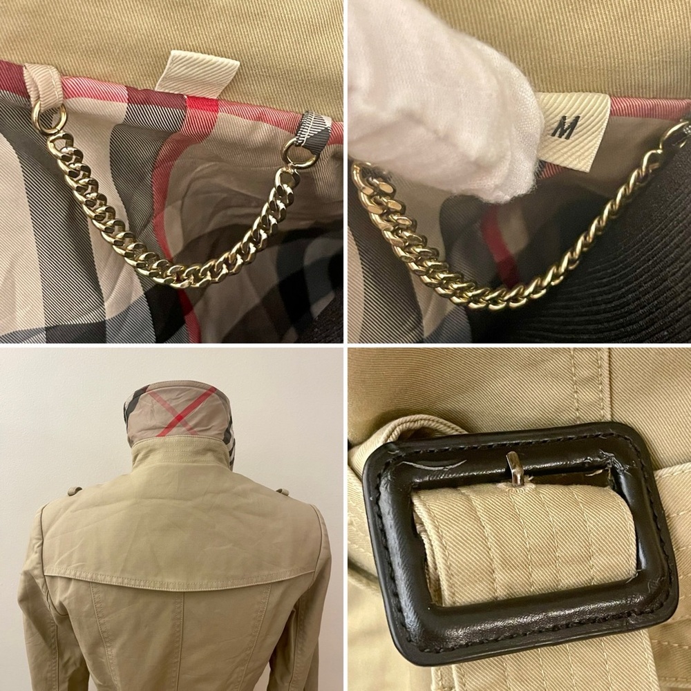 Burberry Brit "Balmoral" Trench Coat – Made in Italy 🇮🇹 - Picture 6 of 15